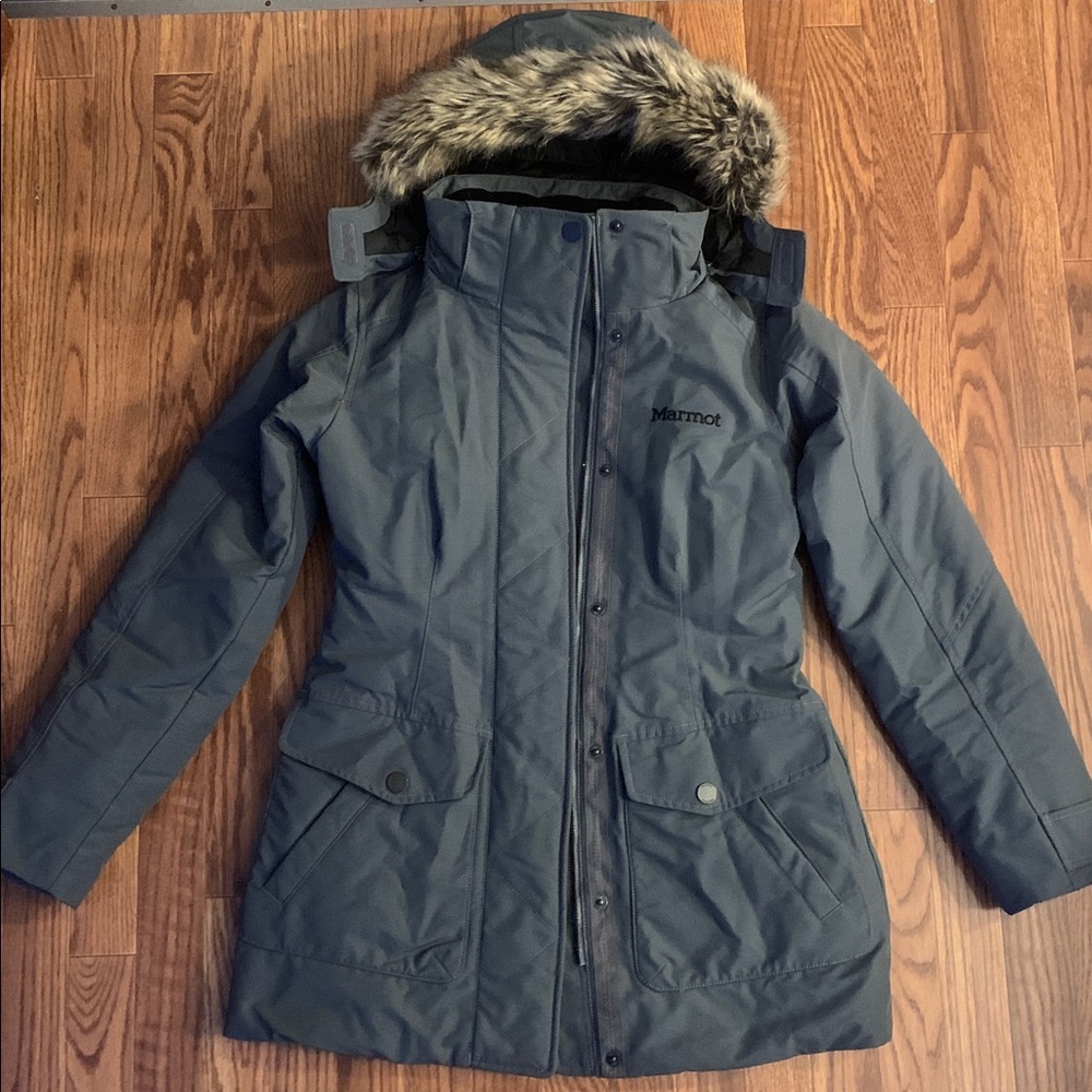 Marmot Women's Geneva Jacket with Faux Fur Hood
